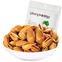 鲜记巴旦木108g/袋开口坚果手剥薄壳纸皮扁桃仁每日坚果零食干果
