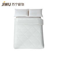 苏宁极物 微凉贴身夏被空调被夏凉被薄款夏季被子可水洗 白色 1.5*2.0m