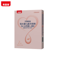 贝因美爱加较大婴儿配方奶粉，6-12个月适用2段，200g盒装