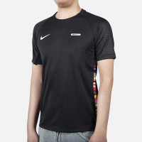 Nike耐克C罗CR7 Dri-FIT 儿童款 青少年 足球运动训练短袖T恤 AQ3310 黑色 S