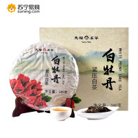 天福茗茶 白牡丹白茶 福鼎白茶 福建特产白茶 饼茶340克-M3 SZ