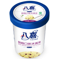 八喜 冰淇淋 朗姆口味 550g*1桶 杯装 白杯