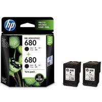 HP F6V26AA 680墨盒 适用于1118 2138 3636 3638 3838 4538 4678 680双黑（内含黑色2只）