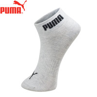 PUMA彪马袜子男士短筒休闲运动袜1双装 浅灰 均码