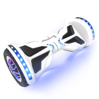 阿尔郎（AERLANG）智能平衡车儿童双轮电动体感思维越野10吋扭扭车 N2-F迷你白