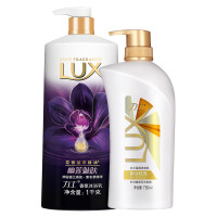 力士（LUX）精油香氛沐浴乳幽莲魅肤1KG +力士新活炫亮柔亮洗发乳750ml【联合利华】