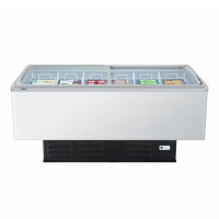海尔(Haier)SC/SD-828CXU9冷链 579升 商用弧面玻璃门展示冰柜 卧式冷藏冷冻转换大岛柜 送货蓝5个