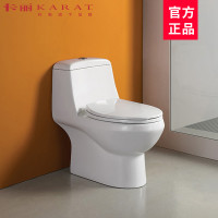 科勒旗下品牌KARAT卡丽连体抽水马桶防臭节水一体座便器静音坐便器12724T/12725T 12724T/12725T 305MM