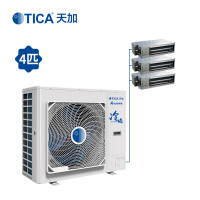 天加（TICA）中央空调 冷焰系列一拖三 家用 变频 多联机 适用两室一厅 TIMS100AHT