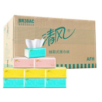 清风BR38AC原木抽纸200抽 一包装