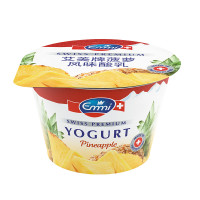 艾美Emmi瑞士进口低脂菠萝酸奶酸牛奶牛奶饮品 生牛乳制作 100g*10杯