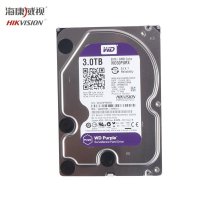 3TBSATA 6Gb/s 64M监控硬盘西部数据紫盘 (WD30PURX)