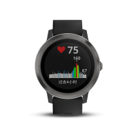 Garmin佳明vivoactive3GPS定位智能运动功能手表跑步骑行游泳来电提醒睡眠监测（遂空黑 PVD镀膜）