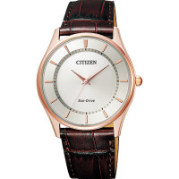 西铁城（CITIZEN）手表 光动能小牛皮带男手表BJ6483-01A