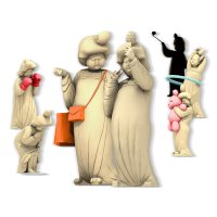 国家宝藏 52TOYS超活化仕女mini手办 盲盒 - 一盒