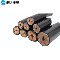津达线缆YJV交联聚氯乙烯绝缘电力电缆3*4(单位:米)