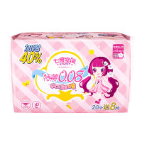 七度空间少女特薄卫生巾 日用245mm*20+8片 QSD8120