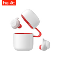 海威特（Havit）G1真无线TWS5.0蓝牙耳机白红色