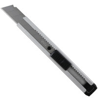 得力（deli）2060 美工刀(银灰)（把）deli2060十把装