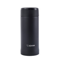 象印(ZO JIRUSHI)保温杯SM-ASE35 进口304不锈钢双层真空保温保冷水杯 黑色 360ml