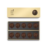小罐茶 特级黑茶 普洱茶熟茶 茶叶礼品礼盒装 金罐10罐装40g