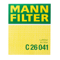 曼牌（MANN）空气滤清器C26041适用于进口捷豹 XE XF 路虎了揽胜星脉 3.0