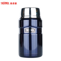 膳魔師(THERMOS)焖烧杯/罐SK-3020高真空304不锈钢保温饭盒膳魔师经典免火大容量710ML自带折叠勺/通用 深蓝色MB 710ml