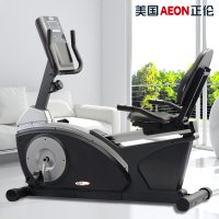 [健芬欣]正伦(AEON)商用卧式健身车8650R靠背式脚踏车健身器材 0原送装 黑色 8650R