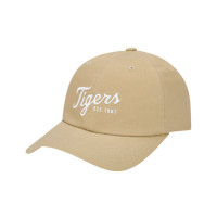 [直营][EXO同款]MLB 时尚休闲软顶帽 CURSIVE 潮流运动弯檐帽棒球帽-32CPEA911 米色46B