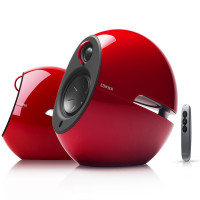 漫步者EDIFIER魔号E225新一代电视客厅音响电视音响电脑音箱红色