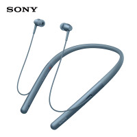 索尼SONYWIH700蓝牙无线耳机颈挂式HiRes立体声手机耳机月光蓝