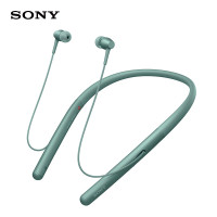 索尼SONYWIH700蓝牙无线耳机颈挂式HiRes立体声手机耳机薄荷绿