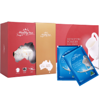 合怡（Healthy Year)全脂高钙成人奶粉 新年红色礼盒（赠精品马克杯，银色搅拌勺） 澳洲原装进口 30g*20