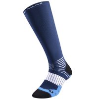 凯乐石户外运动袜男女款高帮吸湿排汗跑山袜子/230006 男款-暗蓝 M