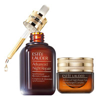 【人气小棕瓶套装】ESTĒE LAUDER 雅诗兰黛小棕瓶修护（特润精华露50ml+抗蓝光眼霜15ml）