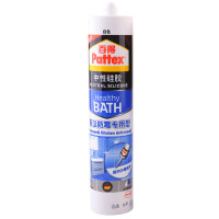 汉高百得(Pattex)SBS Plus-W 中性硅胶 玻璃胶 密封胶 超强弹性 厨房/卫生间 厨卫防霉型 300ml 白色