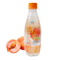 韩国进口 友施桃子味汽水340ml*5瓶