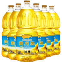 金龙鱼 阳光葵花籽油1.8L桶装粮油葵花油食用油植物油油食用粮油 1.8L*6桶