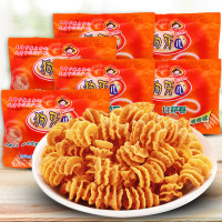 狗牙儿比萨卷25g*10包 80后儿时怀旧麻辣零食 小吃膨化休闲膨化小吃