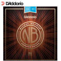 达达里奥(D'Addario)NB1253碳素钢弦镍青铜民谣吉他弦原声木吉他琴弦美国原装进口套弦 细款 金色