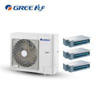 格力（GREE）STAR系列 GMV-H100WL/A 4匹 全直流变频 一拖三 家用中央空调 配HDC直流变频室内机