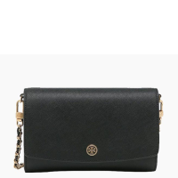 【直营】托里.伯奇(TORY BURCH) Robinson真皮链条女士单肩包斜挎包 女包 黑色54277-001