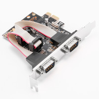 萃姿尔(TRESOR)COM口转接卡 工控多串口扩展卡 PEC-2011 PCI-E串口卡 pcie转RS232扩展卡