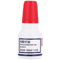得力（deli） 9879 光敏印油 红（瓶）