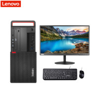 联想(Lenovo)ThinkCentre M720T 22英寸台式机（i3-8100 4GB 1TB 集显 W10）