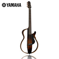 YAMAHA雅马哈吉他SLG200S/SLG200N民谣古典吉它旅行便携可接耳机电箱琴 SLG200S民谣棕色