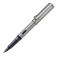凌美(LAMY) LX系列深空灰钢笔墨水笔M尖 深空灰色 深灰色