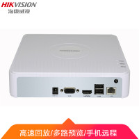 海康威视录像机4路网络监控主机硬盘录像机监控刻录机高清NVR DS-7104N-F1(B) 标配 (网络录像机) 4路（网络录像机） 其他