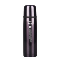 【原装进口】THERMOS膳魔師 真空不锈钢保温杯车载水杯 FDX-500-BKP 黑色 500ml