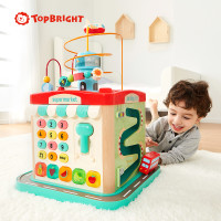 Topbright特宝儿早教多功能绕珠益智百宝箱大号四面体120412